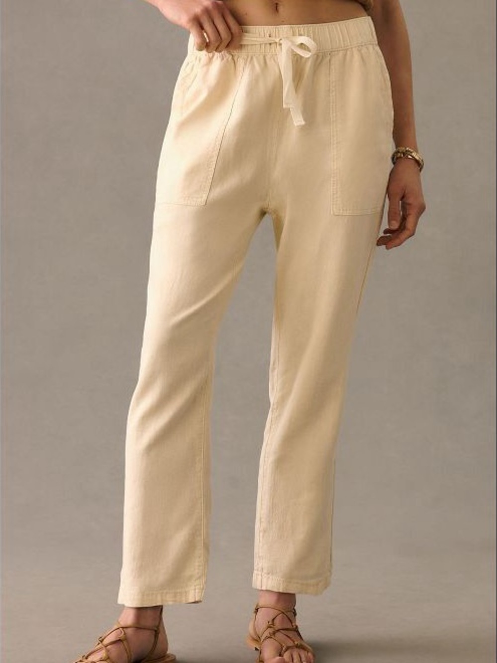 Anthropologie Pilcro linen blend pants